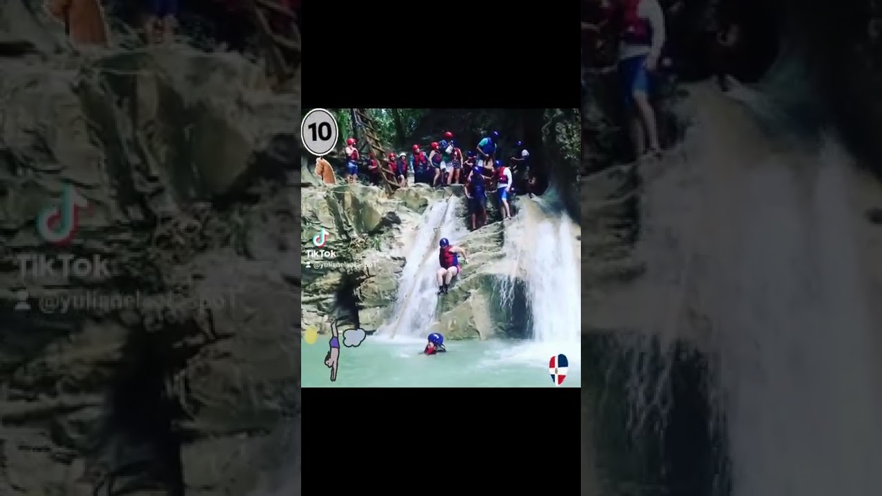 Damajagua Waterfalls. How not to jump in😁