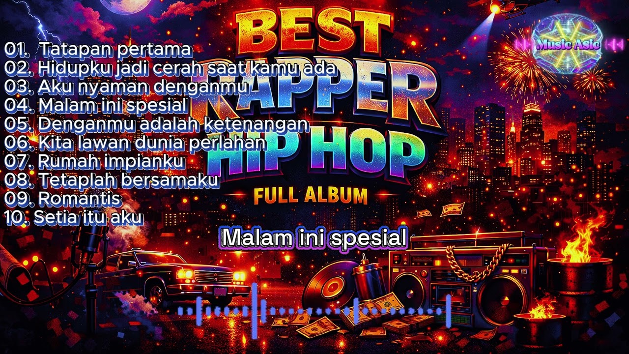 Best Rapper Hip Hop Full Album 🔥 Lagu Rap Indonesia Terbaik | Tatapan Pertama, Hidupku Jadi Cerah
