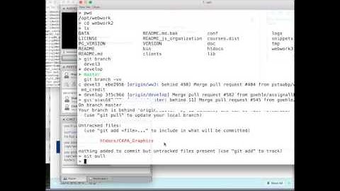 WeBWorK System Administration   Managing via the Command Line   W3 AM 2