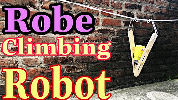 How to Make a Rope Climbing Toy at Home | DIY Climbing Robot