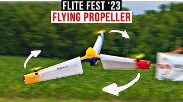 Cyclone Drone TriMode VTOL Tricopter by Nick Rehm - Most Interesting Aircraft at Flite Fest 2023
