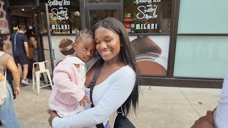 DAY IN THE LIFE AS A MOM & WIFE 🤎 Atlanta Matcha Pop-Up, Family Day + Grocery Haul