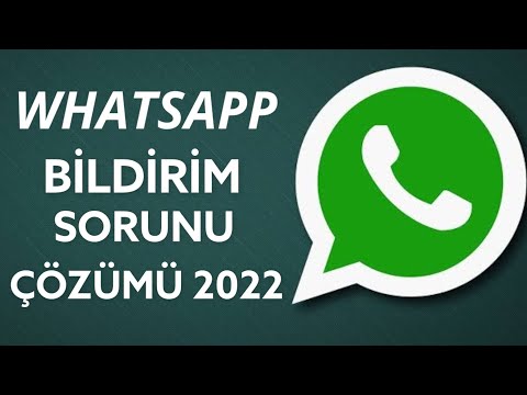 WhatsApp Bildirimleri Gelmiyor iPhone Çözümü 2022 / WhatsApp Bildirim Gelmeme Sorunu Çözümü