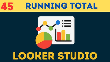 Calculate Running Total | Running Count | Running Average in Looker Studio