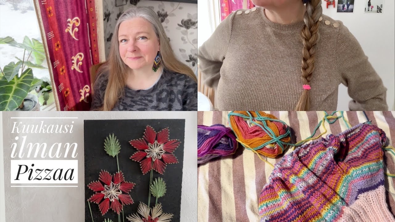 Letitystä, kutomista, hiihtoa ja Maaliskuun haaste 😊