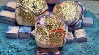 Dyed Blocks & Pasted Blocks ..Merry Christmas Eve 🎄🎄 Happy Birthday to My Mother 🥳🎂🎁