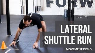 Lateral Shuttle Run Movement Demo