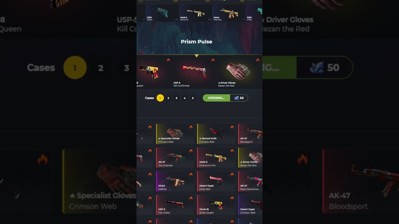 Free Bonus Case on FarmSkins - Prism Pulse Case | Promo Code "REDDIT"