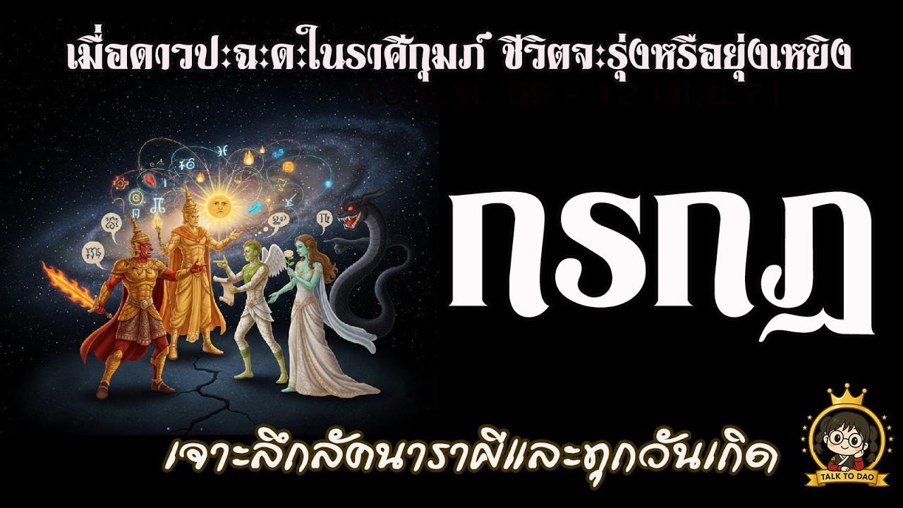 #กรกฎ อังคารทับมรณะ:23 ก.พ.-2 เม.ย.69 |เมื่อดาวปะฉะดะที่ราศีกุมภ์ชีวิตคุณจะยุ่งหรือรุ่งเรือง!!