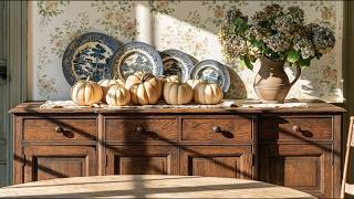 Soft & Nostalgic Autumn Home Tour | Cream Pumpkins & Antique Decorating Ideas screenshot 4