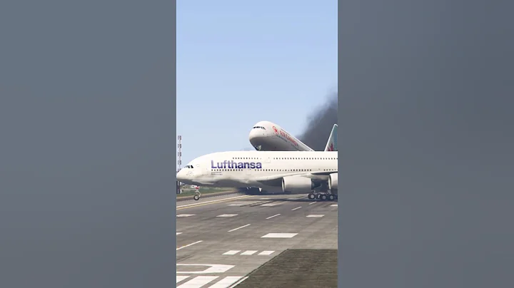Lufthansa Airbus A380 Accidentally Comes Runway During Airbus A380 Emergency Landing - Gta5
