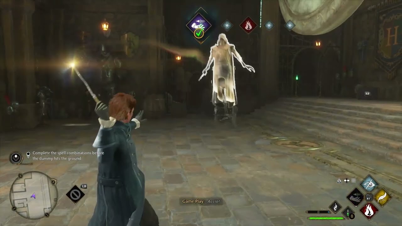 Spell Combination Practice 2 Side Quest - Hogwarts Legacy