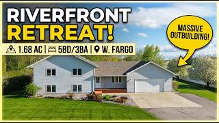 Famous Rare Find! 1.68 Acre Riverfront Property in West Fargo - 104 Golden Spike Rd Net Worth