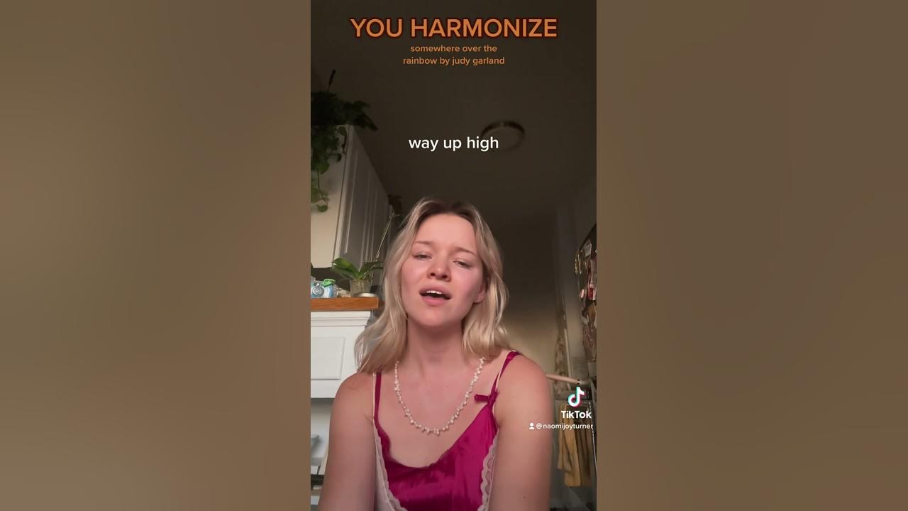 SING ALONG: Somewhere over the Rainbow ✨✨ what harmony would you add?? #reels #harmonychallenge