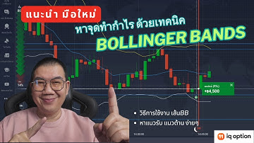IQ OPTION แนะนำมือใหม่ หาแนวรับแนวต้านง่ายๆด้วยเทคนิค Bollinger Bands(BB)