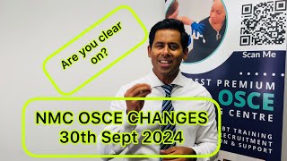 NMC OSCE NEW CHANGES SEPT 2024 @ HST Learning