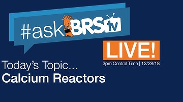 #AskBRStv Live Q&A w/ Ryan and Randy, all about Calcium Reactors and Reef Tanks. CaRx!