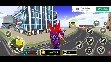 🚖Optimus Prime Multiple Transformation Jet Robot Car Game 2022- Android Gameplay