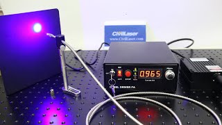 435nm 18W Fiber Coupled Laser System