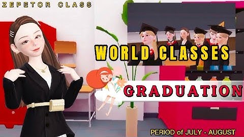 [ZEPETOR CLASS] THE GRADUATION CEREMONY | ZEPETOR GLOBAL #zepetorclass #zepetoclass
