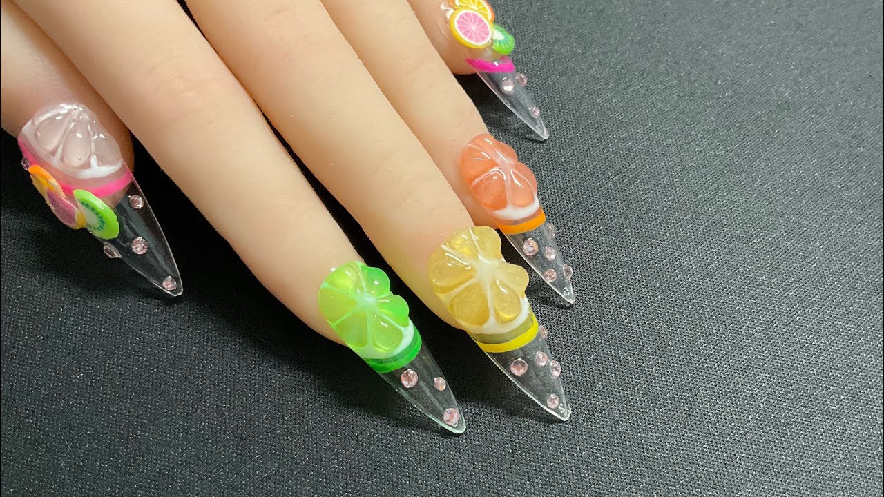 PATTERNS DIY MIXED Styles Nail Art Stickers Polymer Clay 3D Fruit Tiny  Slices $6.22 - PicClick AU
