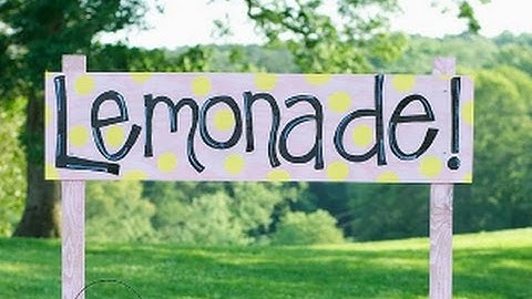 The Accounting Equation - Lemonade Stand Example