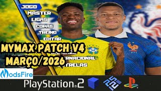 Bomba Patch 2026 Mymax V4 (Março/2026) PS2 ISO Download Grátis