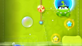 Cut the Rope Remastered: Om Nelle Level 1B - 3 Stars + Blue,Apple Arcade Walkthrough screenshot 4