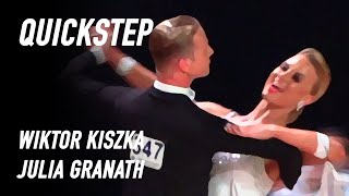 【ビクトールキズカ ジュリアグラナス クイックステップ動画】Wiktor Kiszka - Julia Granath ENG | Quickstep | WDC Professional Standard | Festival Danza 2019