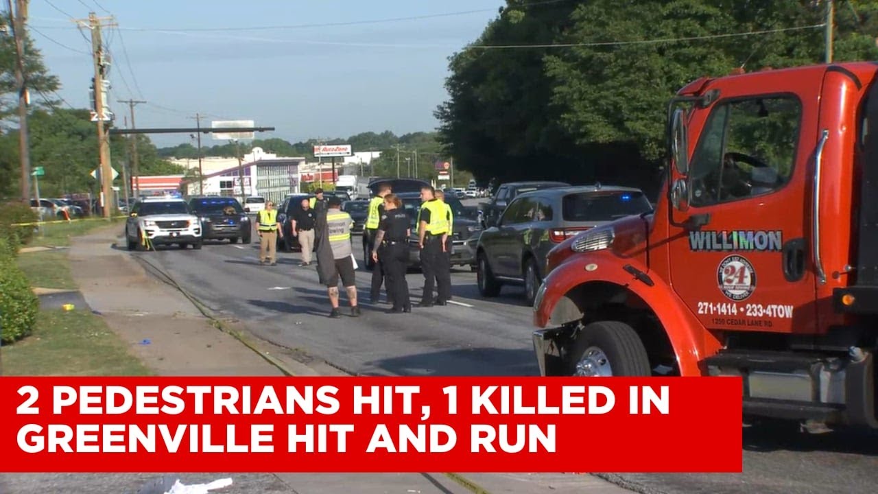 2 pedestrians hit, 1 killed in hit and run in Greenville - YouTube