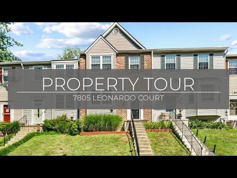 7805 Leonardo Court, Pasadena, MD home video tour