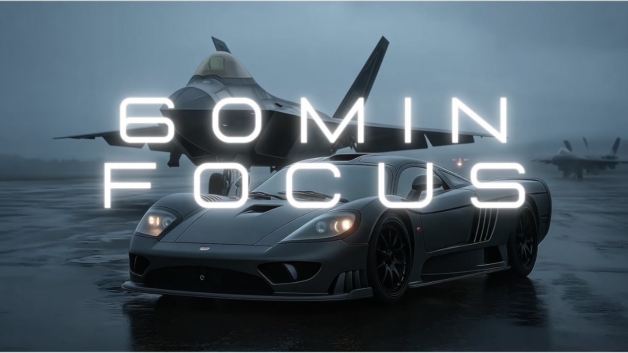 Deep Focus Music for Work & Study – 1 Hour Focus Session | Dark Tech Focus Music