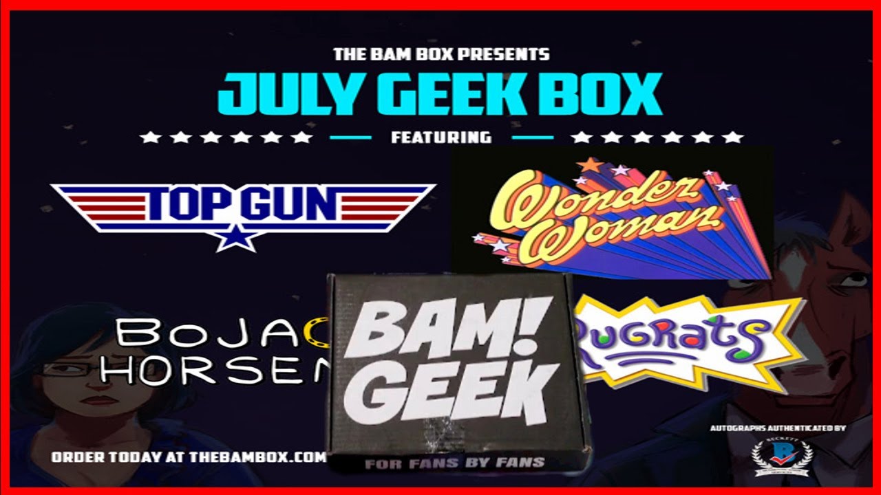 July 2021 Bam Geek Box Unboxing