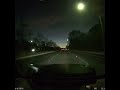Interstellar Serpent meteor falling viewed from California