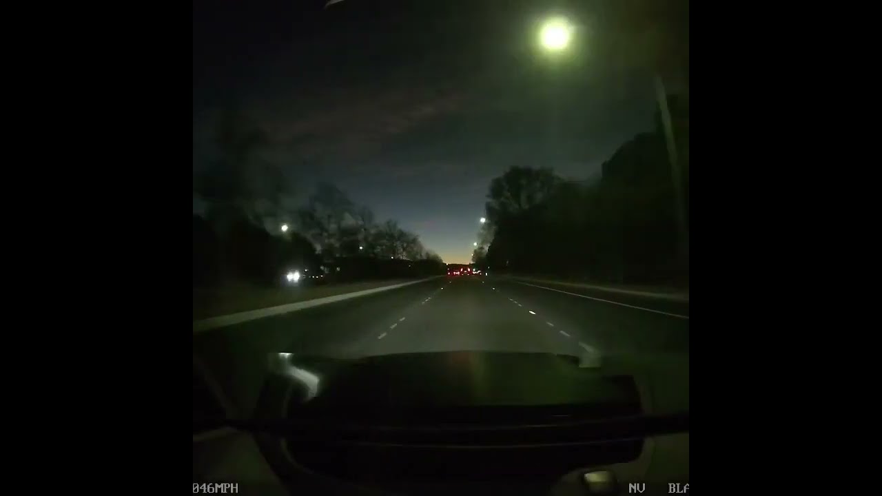 Interstellar Serpent meteor falling viewed from California