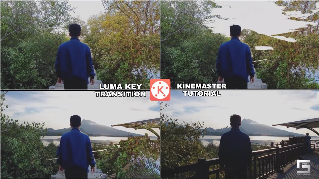 CINEMATIC LUMA KEY TRANSITION TUTORIAL USING KINEMASTER