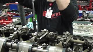 ISX engine assembly pt 8