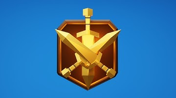 League Badges Clash Royale 3D modelling working process in blender Tutorial