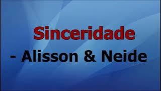 sinceridade / letra e voz