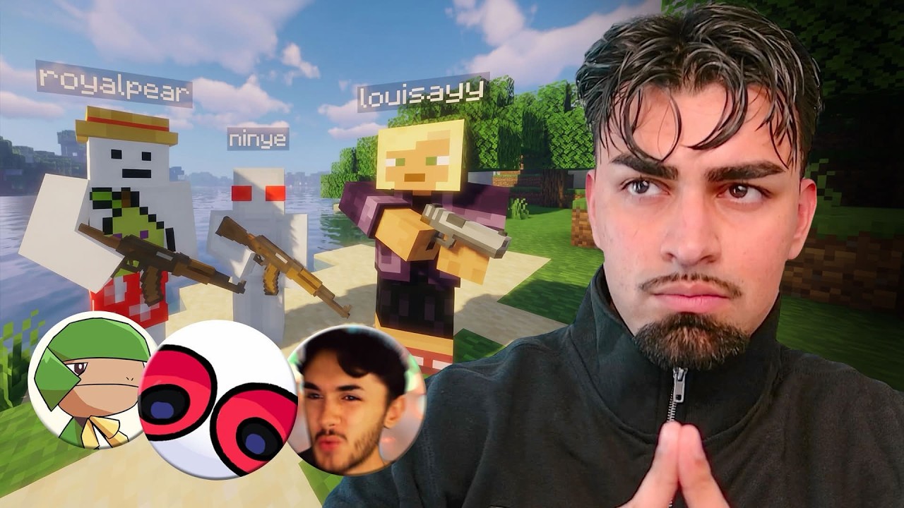 Minecraft But With Guns (ft. YouTube Shorts Creators)