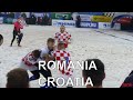 Croatia - Romania snow rugby european championship semifinal