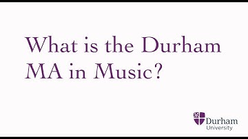 What is the Durham MA in Music?