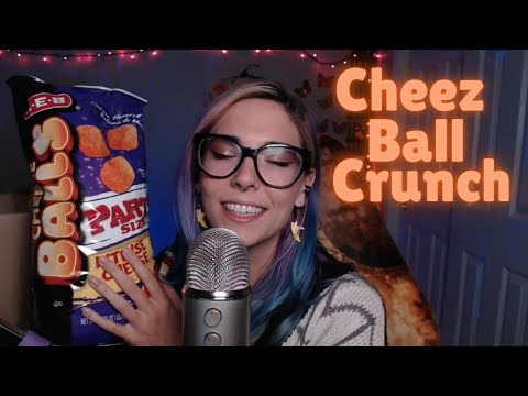 ASMR Mouth Sounds Crunchy with Echoes : Crisp Relaxation | Cheese Puff Crunches
