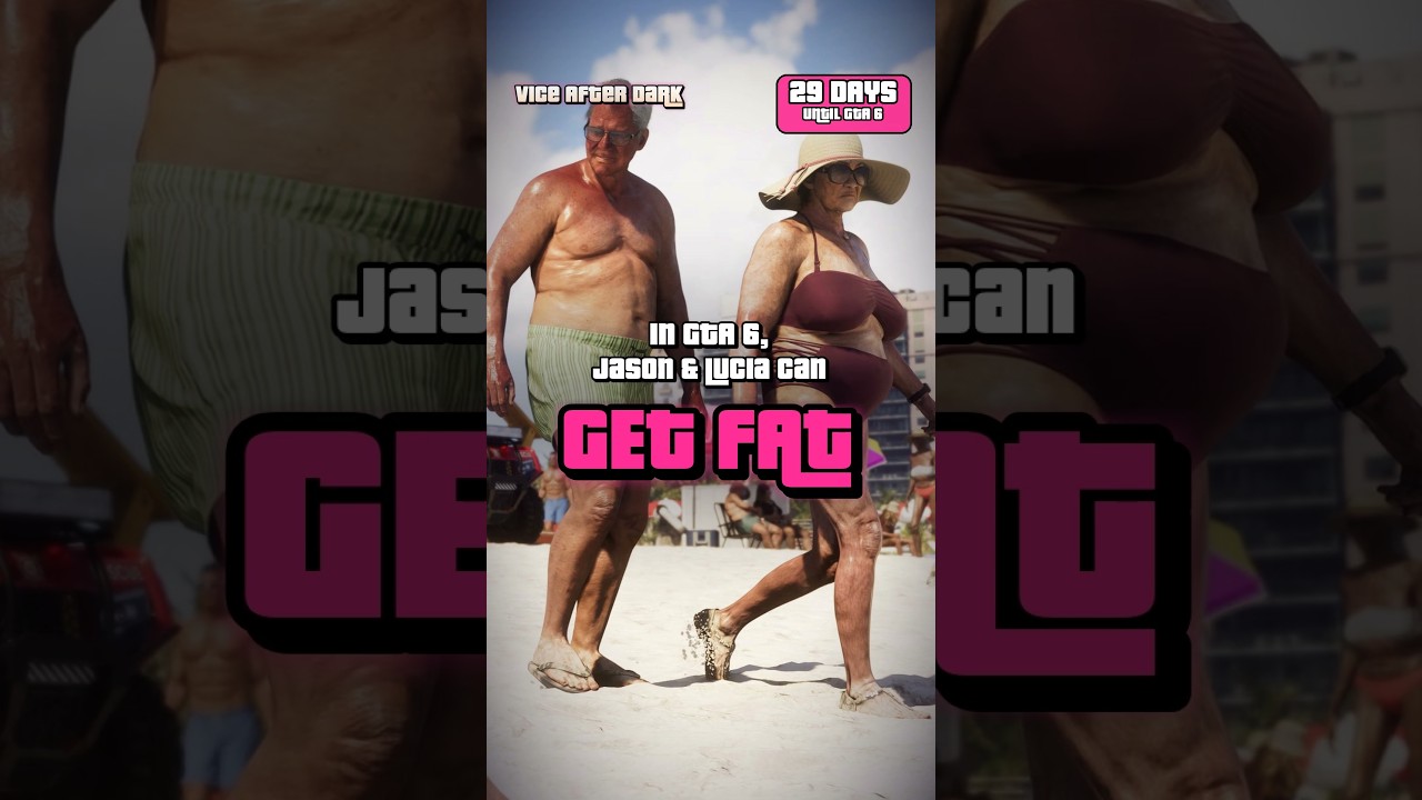 GTA 6 Weight & Gym: Jason and Lucia Can Get Fat