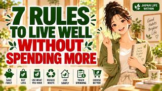7 Japanese Rules That Help You Live Better Without Spending More