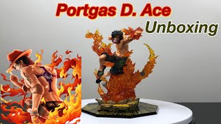 One Piece Portgas D. Ace Figure/Statue Figuarts Zero Tamashii Nations Bandai Unboxing & Review