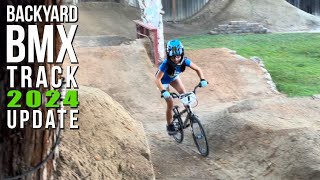 Backyard BMX Pump Track and Starting Gate Update 2024