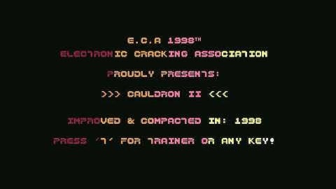 Electronic Cracking Association (ECA) Intro 5! Commodore 64 (C64)