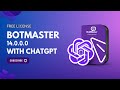 Botmaster 140 latest version with chatgpt for whatsapp marketing  bot master chatgpt