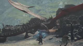 Dragons Dogma 2: Killing The Melve Dragon By Just Hitting It Really Hard